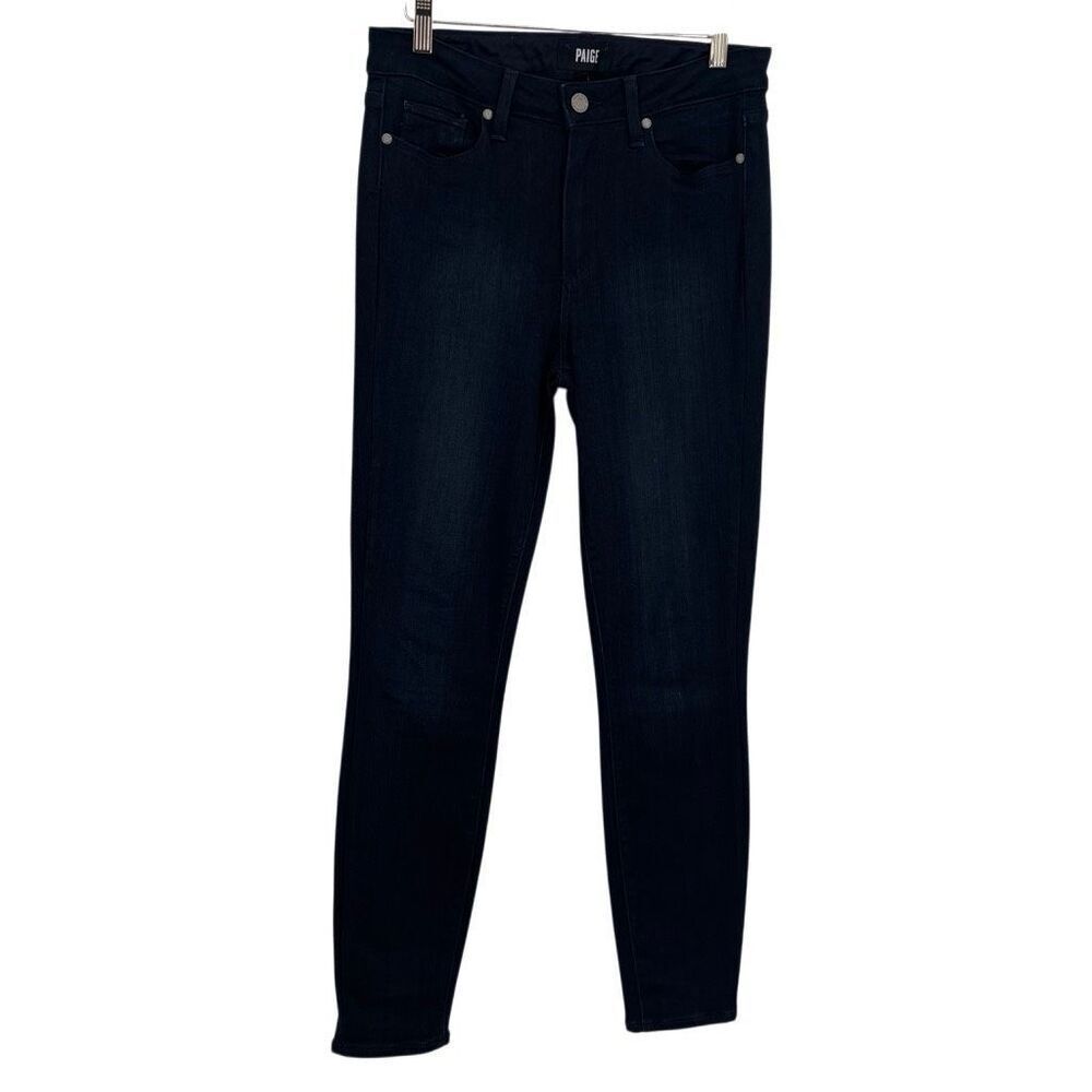 Paige Hoxton Ankle Jeans Tonal Mona Black Size 29‎